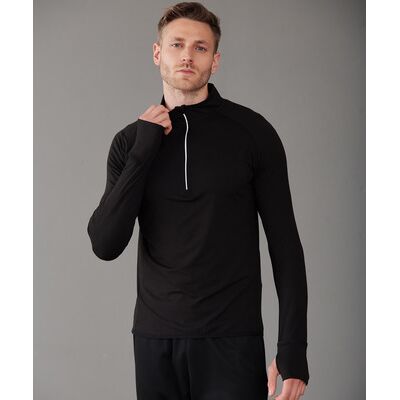 Long-sleeved ¼ zip top Thumbnail