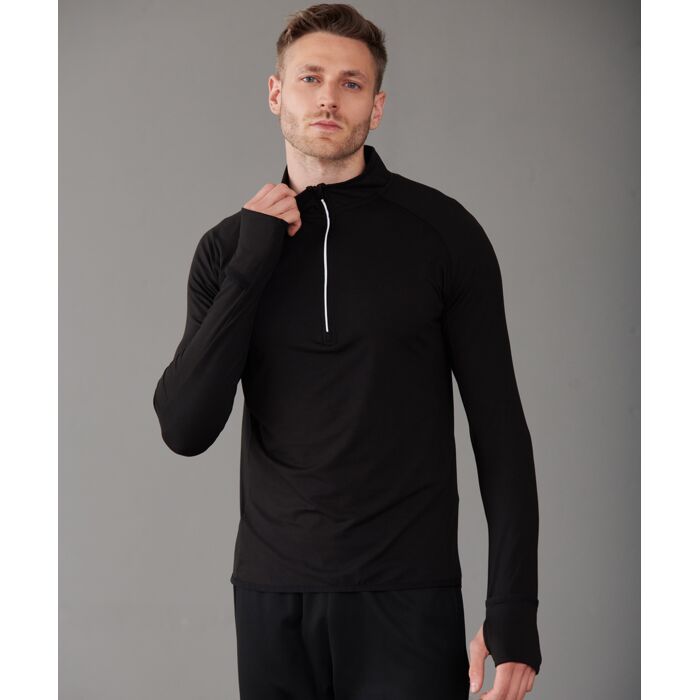 Long-sleeved ¼ zip top Thumbnail