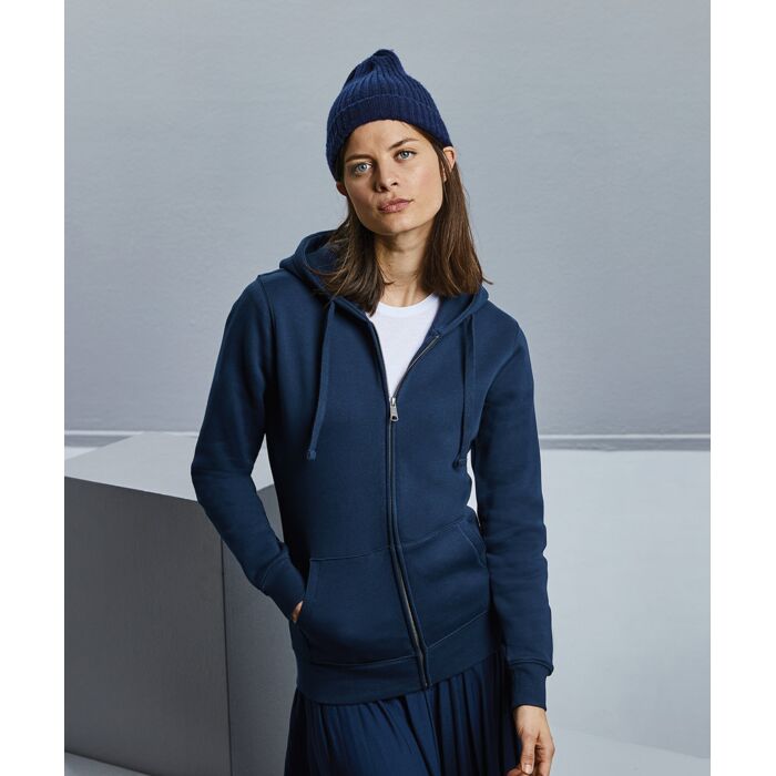 Women's authentic zipped hooded sweatshirt Thumbnail