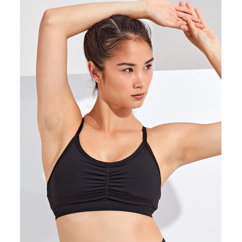 Women's Ruched Sports Bra Thumbnail