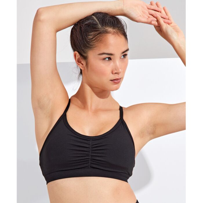 Women's Ruched Sports Bra Thumbnail