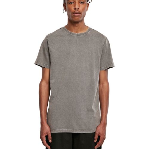 Acid washed round neck tee Thumbnail