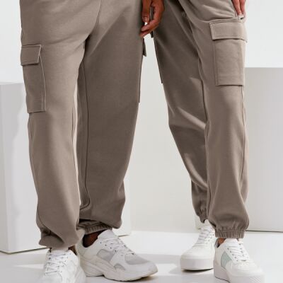 Unisex cargo recycled joggers Thumbnail