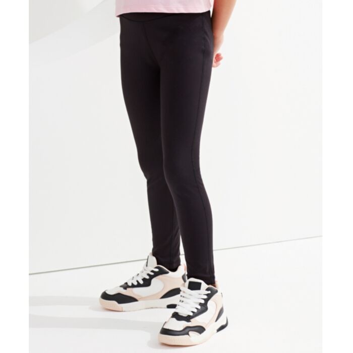 Kids recycled performance leggings Thumbnail