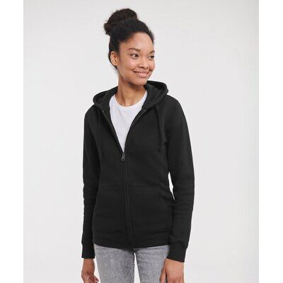 Women's authentic zipped hooded sweatshirt Thumbnail