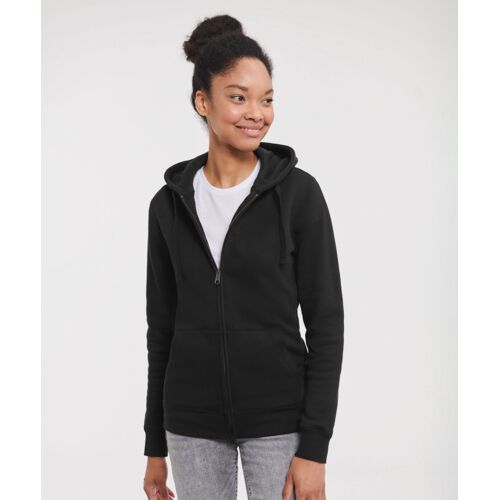 Women's authentic zipped hooded sweatshirt Thumbnail