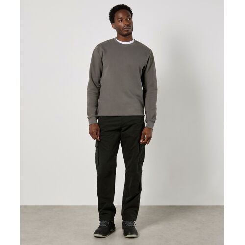 Regular fit piqué sweatshirt Thumbnail