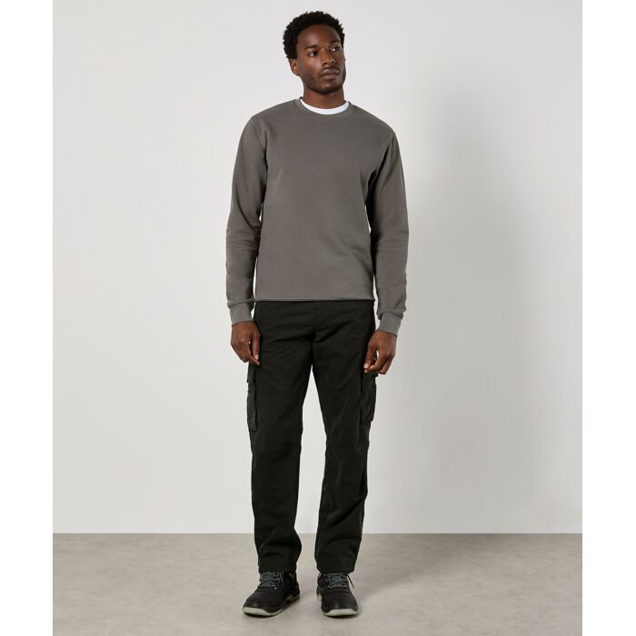 Regular fit piqué sweatshirt Thumbnail