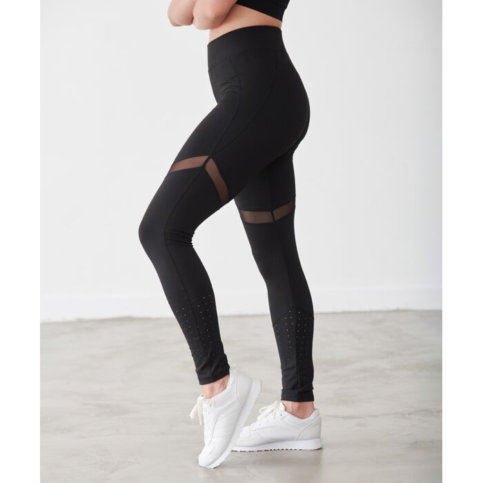 Ladies Panelled Leggings Thumbnail
