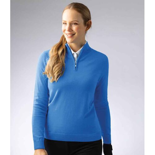 Ladies Zip Neck Sweater Thumbnail