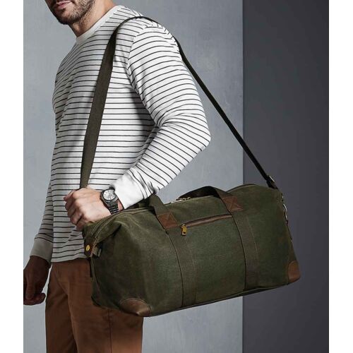 Heritage Waxed Canvas Holdall Thumbnail